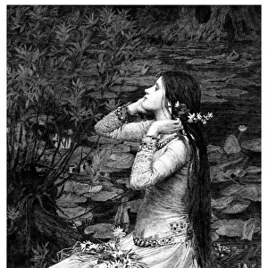 Ophelia, 1895. Artist: James Dobie