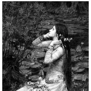 Ophelia, 1895. Artist: James Dobie