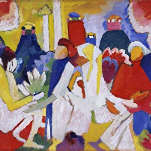 Oriental, 1909. Artist: Kandinsky, Wassily Vasilyevich (1866-1944)