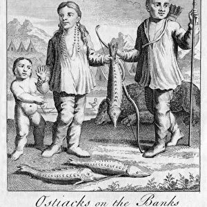 Ostiacks on the Banks of the River Oby, c 1700