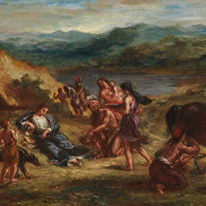 Ovid among the Scythians, 1862. Creator: Eugene Delacroix