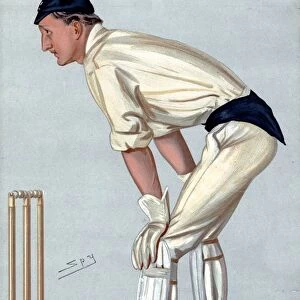 Oxford Cricket, 1889. Artist: Sir Leslie Matthew Ward
