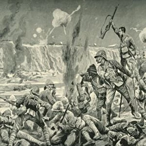 Paardeberg: The Assault on Cronjes Position, (1901). Creator: Unknown