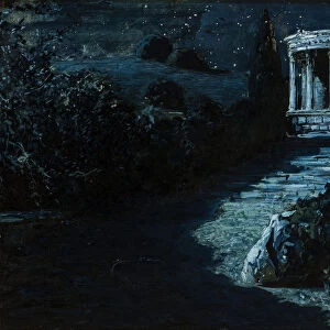 Paesaggio Notturno (Night Landscape), 1908. Creator: Wolf Ferrari, Teodoro (1878-1945)