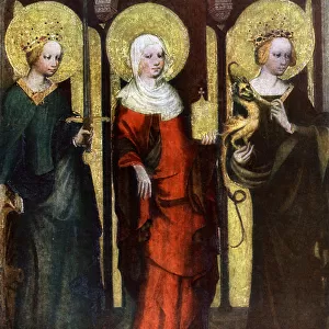 Painting on the reverse of the Trebon Altarpiece, c1380 (1955). Artist: Master of the Trebon Altarpiece