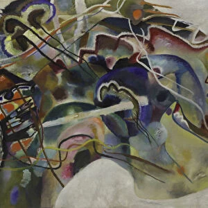 Painting with White Border, 1913. Artist: Kandinsky, Wassily Vasilyevich (1866-1944)