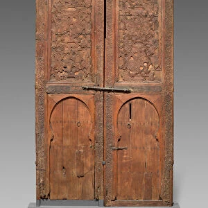 Pair of doors, Morocco, Marinid Dynasty, 14th century. Creator: Unknown