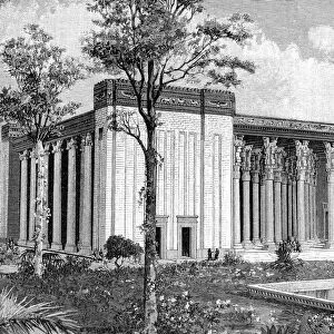 Palace of Artaxerxes II Mnemon, Susa, Persia, 4th century BC (1891)
