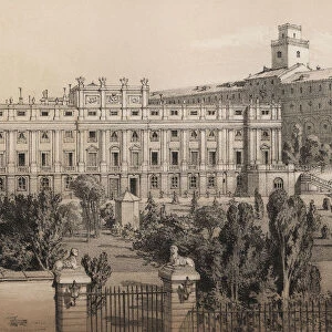 Palace of the Dukes of Alba and Berwick, Liria Palace, building 18th century, destroyed