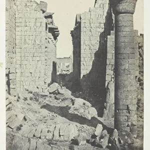Palais de Karnak, Cour des Bubastites et Entree Principale de la Salle Hypostyle
