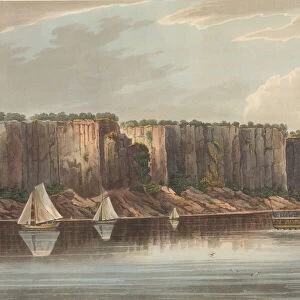 The Palisades (No. 19 of The Hudson River Portfolio), 1823-24. Creator: John Hill