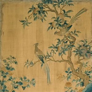 Panel (Furnishing Fabric), China, Qing dynasty(1644-1911), 1750 / 1800. Creator: Unknown