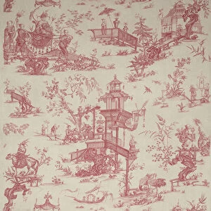 Panel (Furnishing Fabric), Nantes, c. 1786. Creator: Unknown