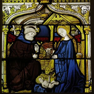 Panel with The Nativity, French, ca. 1440. Creator: Unknown