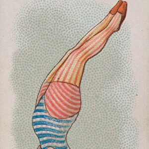 Parallel Bar, Handspring, from the Gymnastic Exercises series (N77