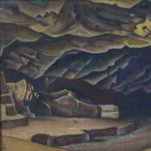 Parinirvana, 1935-1936. Artist: Roerich, Nicholas (1874-1947)