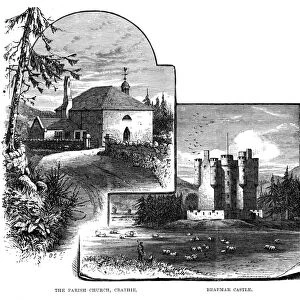The Parish Church, Crathie, and Braemar Castle, Scotland, 1900