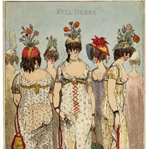 Parisian Ladies in their Full Winter Dress for 1800, 1799. Artist: James Gillray