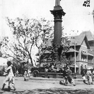Parsees memorial fountain, Mumbai, India, c1918