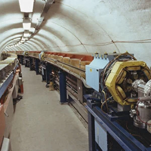 Particle accelerator tunnel, Cern, Geneva, 20th century