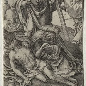 The Passion: Descent from the Cross, 1521. Creator: Lucas van Leyden (Dutch, 1494-1533)