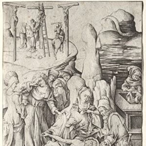 The Passion: Descent from the Cross. Creator: Israhel van Meckenem (German, c. 1440-1503)
