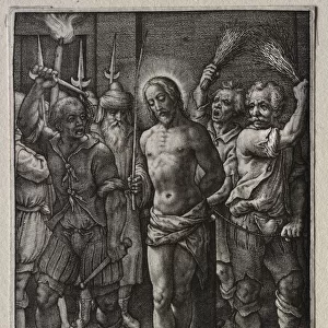The Passion: The Flagellation. Creator: Hieronymus Wierix (Flemish, 1553-1619)
