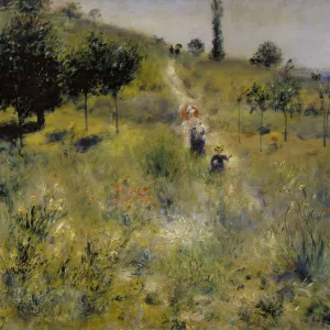 Path Leading through Tall Grass. Artist: Renoir, Pierre Auguste (1841-1919)