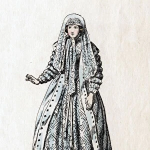 Patience, costume design for Shakespeares play, Henry VIII, 19th century