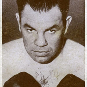 Paulino Uzcudun, Spanish boxer, 1938