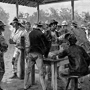 Paying West Indian labourers, 1888