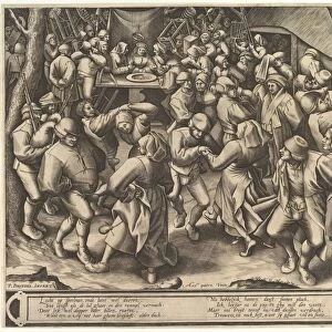 The Peasant Wedding Dance, after 1570. Creator: Pieter van der Heyden