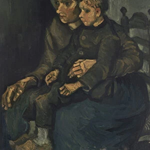 Peasant Woman with Child on her Lap, 1885. Creator: Gogh, Vincent, van (1853-1890)