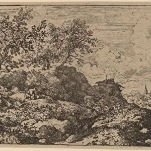 Two Peasants Seated on a Hill, probably c. 1645 / 1656. Creator: Allart van Everdingen