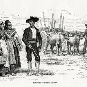 Peasants of Toledo, Castilla-La Mancha, Spain, 1879