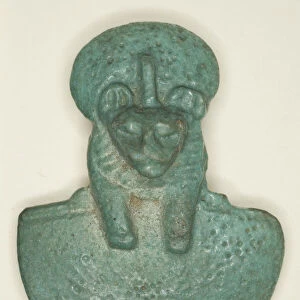 Pectoral Amulet of the Goddess Bastet, Egypt, Third Intermediate Period