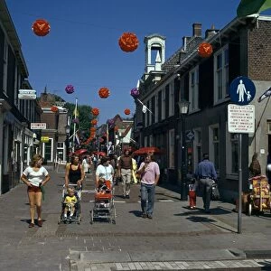 Pedestrian district in Wassenaar. Artist: CM Dixon