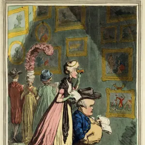 A Peep at Christies, 1796. Artist: James Gillray