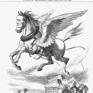 Pegasus Unharnessed, 1865. Artist: John Tenniel