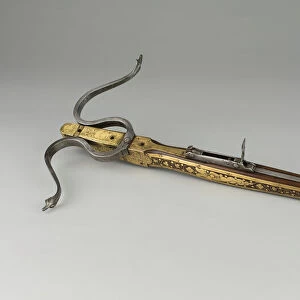 Pellet Crossbow, Europe, 1580 / 1610. Creator: Unknown