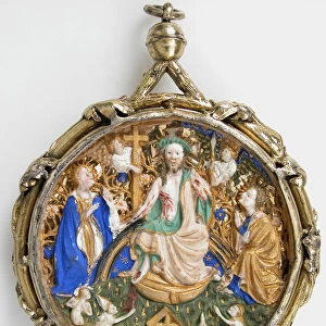 Pendant Medallion with the Last Judgment, French, ca. 1420. Creator: Unknown