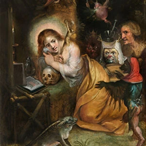 The Penitent Mary Magdalene visited by the Seven Deadly Sins, c. 1608-1610