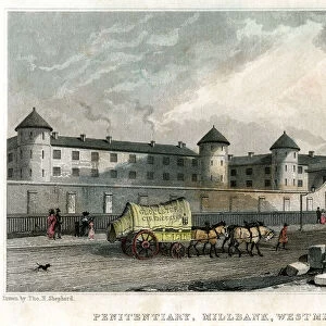 Penitentiary, Millbank, Westminster, London, 1829. Artist: J Tingle
