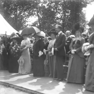 People at an event, c1900. Creator: Kirk & Sons of Cowes