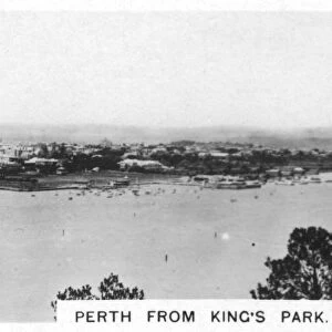 Perth from Kings Park, Western Australia, 1928