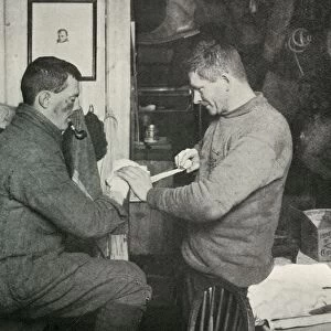 Petty Officer Evans Binding Up Dr. Atkinsons Hand, 5 July 1911, (1913). Artist