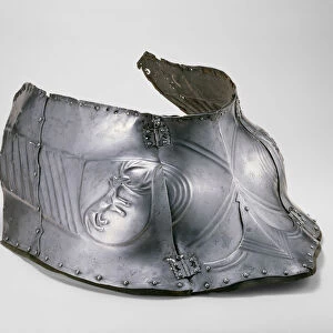 Peytral from a horse armor of Georg von Wolframsdorf, Mühlau, About 1480