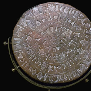 Phaestos Disc, from Minoan Royal Palace at Phaestos, 20th century BC