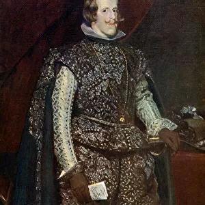Philip IV of Spain in Brown and Silver, c1631-1632, (1912). Artist: Diego Velasquez