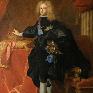 Philip V, King of Spain (1683-1746), 1701. Artist: Rigaud, Hyacinthe Francois Honore (1659-1743)